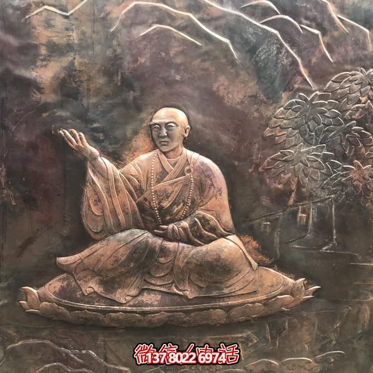 鑄銅觀音佛像浮雕壁畫，帶給大型寺廟儀式感的非凡氣派
