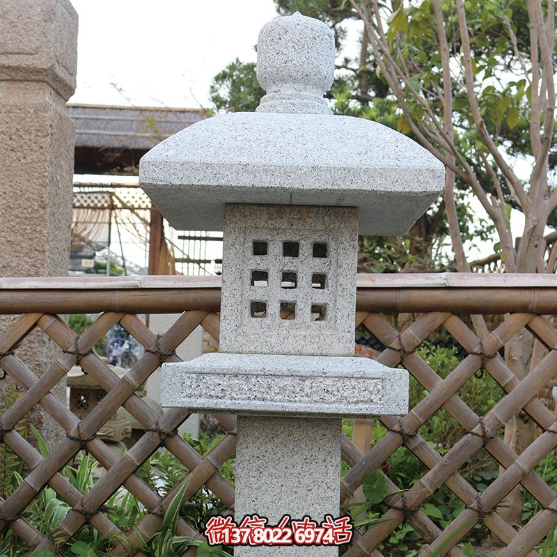 太陽能仿古青石石頭燈，為中式別墅、酒店戶外裝飾