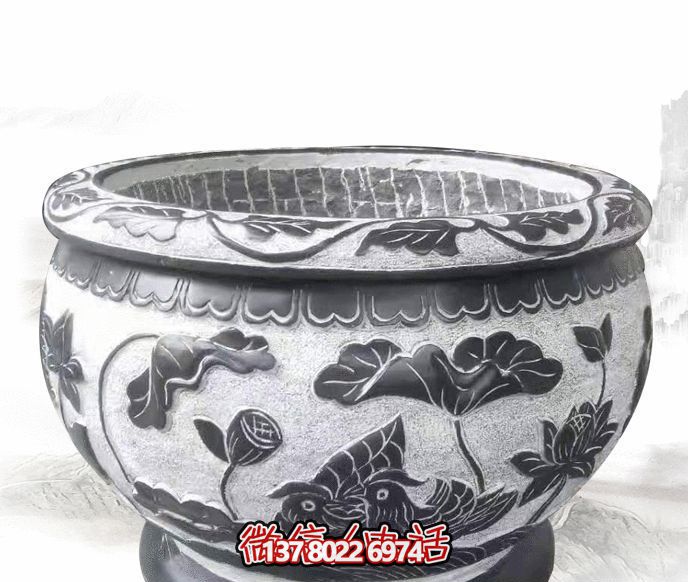 傾情精雕，高端戶外景觀缸雕塑