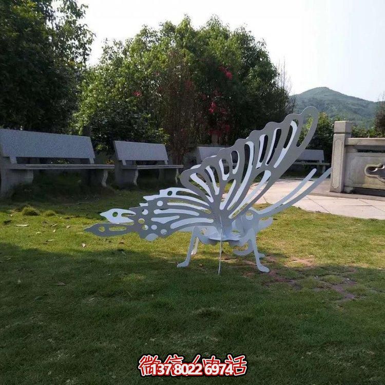 高級不銹鋼雕塑擺件，讓公園更加美麗