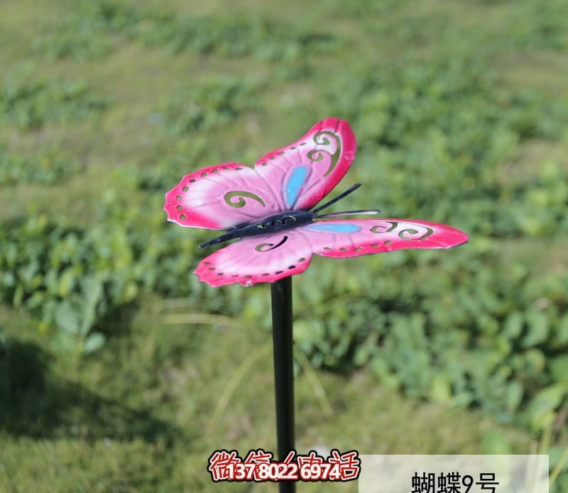 不銹鋼蝴蝶雕塑，創(chuàng)意裝點公園環(huán)境