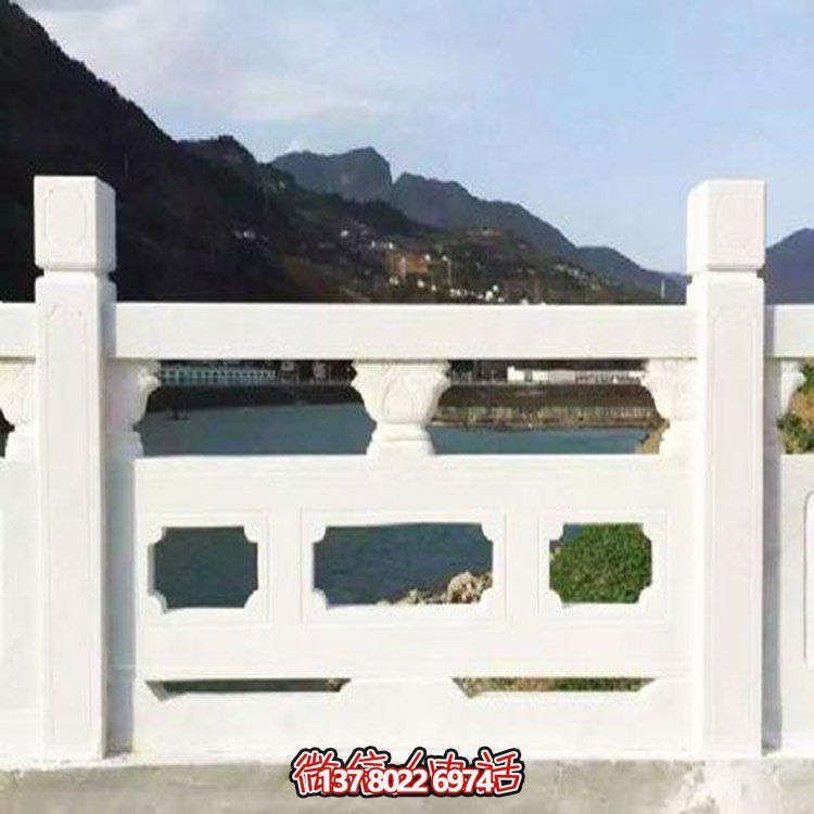 大理石雕刻石欄桿，美輪美奐，護(hù)佑家園