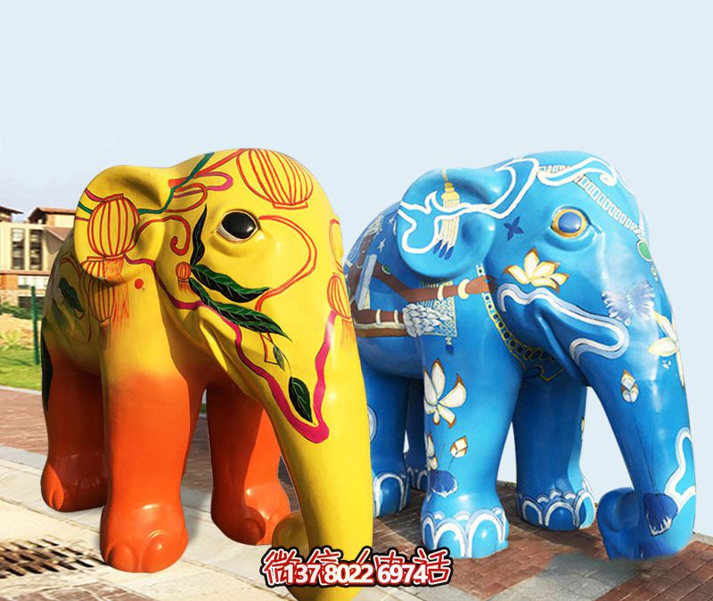 玻璃鋼大象彩繪游樂園給您創(chuàng)意無(wú)限的游樂歡樂 玻璃鋼大象彩繪游樂園給您創(chuàng)意無(wú)限的游樂歡樂