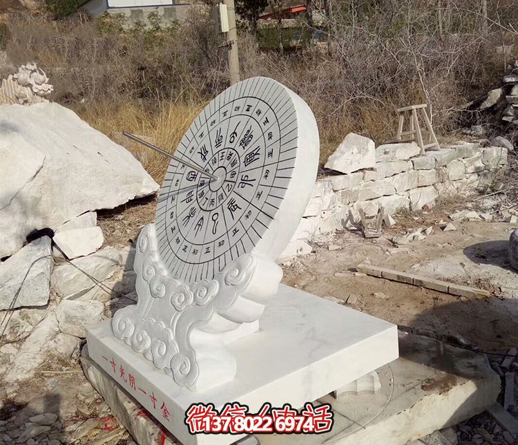 精致日晷雕塑，為你的戶外景區(qū)帶來創(chuàng)意石雕裝飾